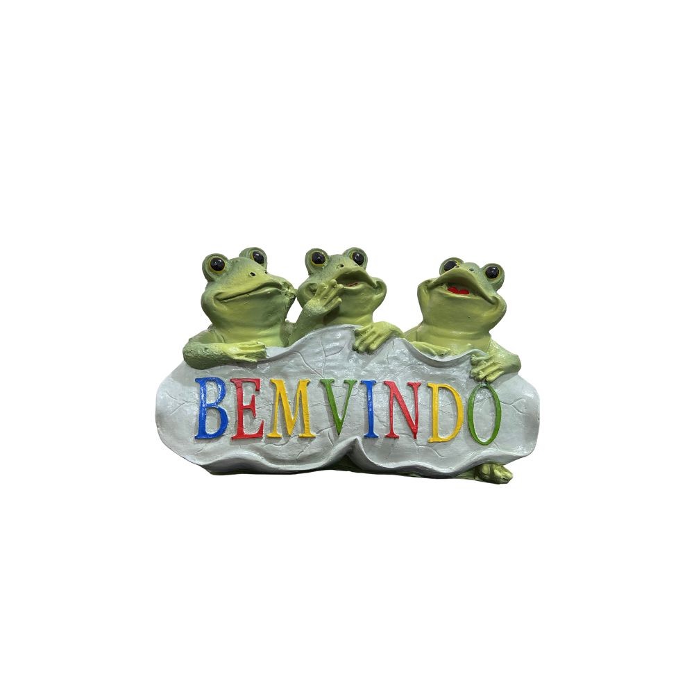 Trio De Sapo Bem Vindo Colorido 1 Trio De Sapo Bem Vindo Colorido