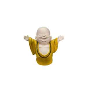 Monge Feliz Amarelo E Pele