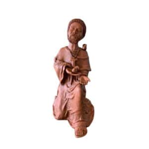 São Francisco Ajoelhado 70 Cm - Barroco